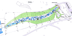 Entwurfsplan Offenlegung und Neugestaltung des Meiereibaches 