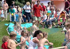 Sport- und Spielfest | Spielstation Wasserlandschaft: wasser ist leben 